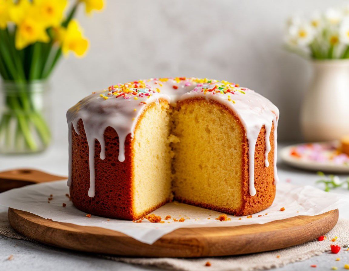 Творожный кулич классический