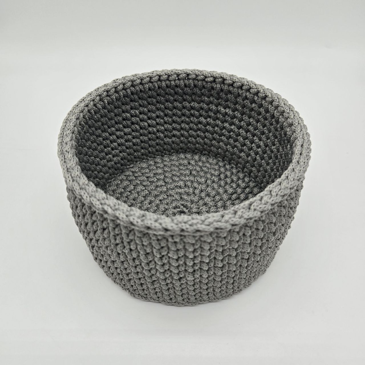 Корзинка "галочками в раскол"