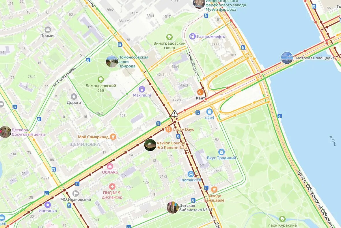    Фото: скрин «Яндекс Пробки»