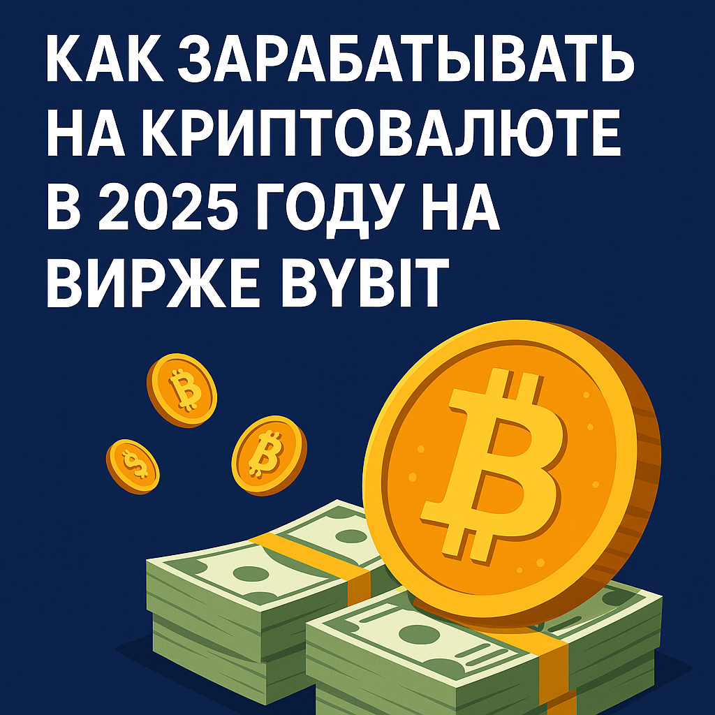 Как зарабатывать на криптовалюте в 2025 году на бирже Bybit: Полный гайд, все способы, инструкции и обучение 