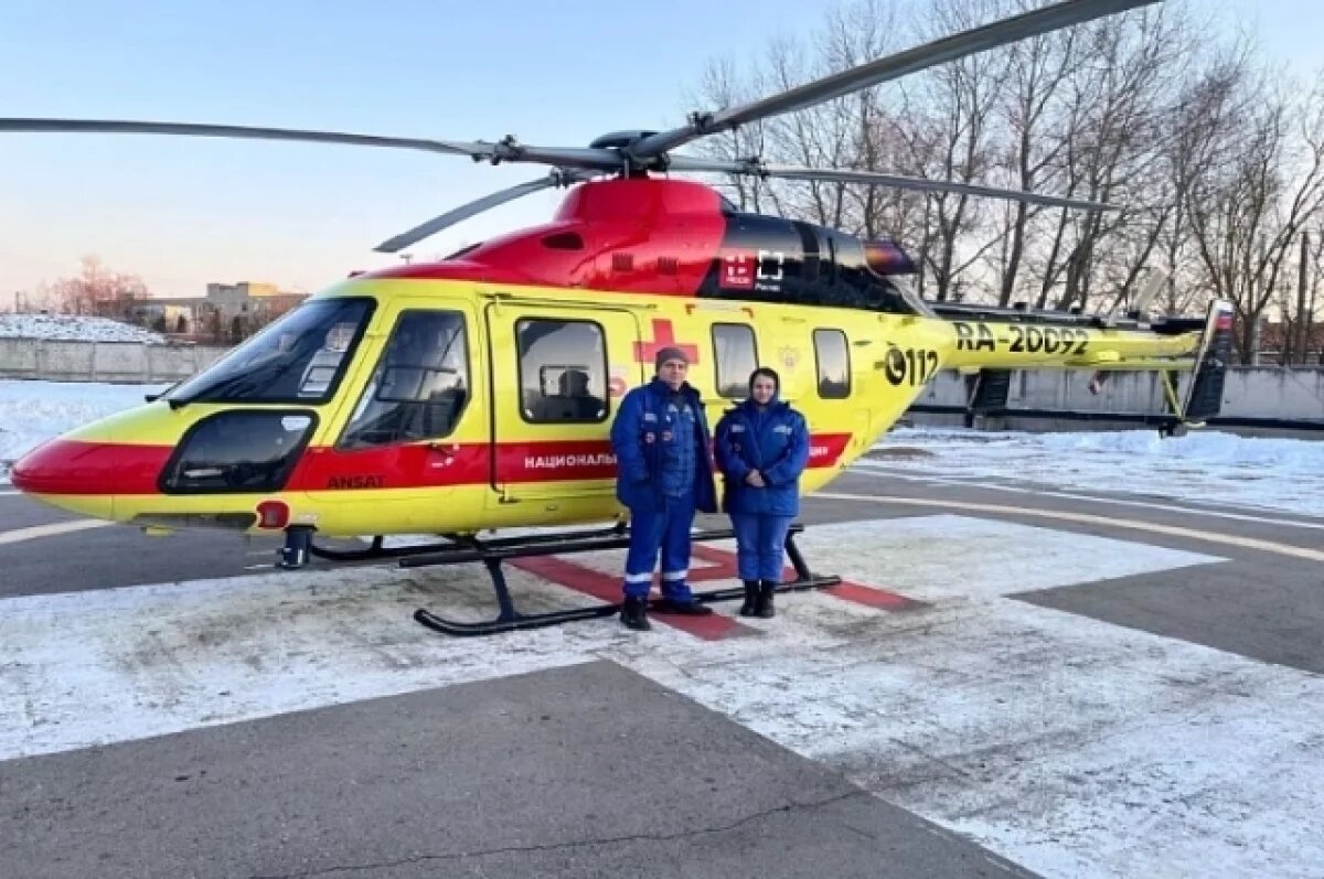    За первый квартал 2025 году тульская санавиация помогла 30 пациентам