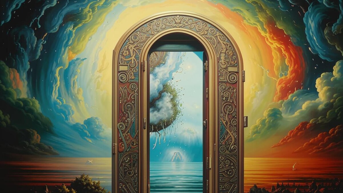 А это Кандински: "Жизнь за дверью сейфа". Нейросетям сюр удаётся всегда