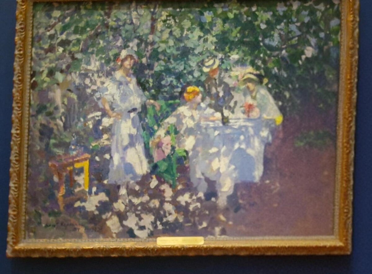 В саду. Гурзуф, К.Коровин (1914)