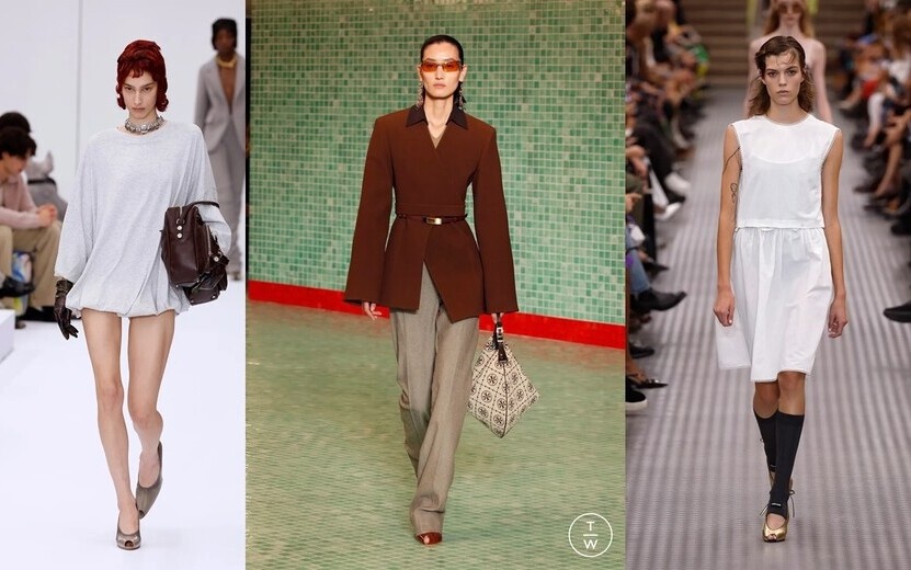  Acne Studios, Tory Burch, Miu Miu и другие бренды представили на подиуме обувь с открытым носком. Фото: Tagwalk SS 2025