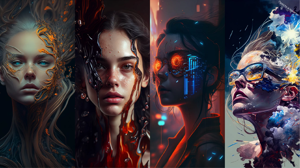 Сгенерированно Midjourney