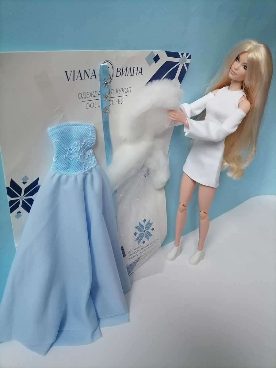 Платье от Вианы для Виктории. Barbie looks #6. Фото автора. 