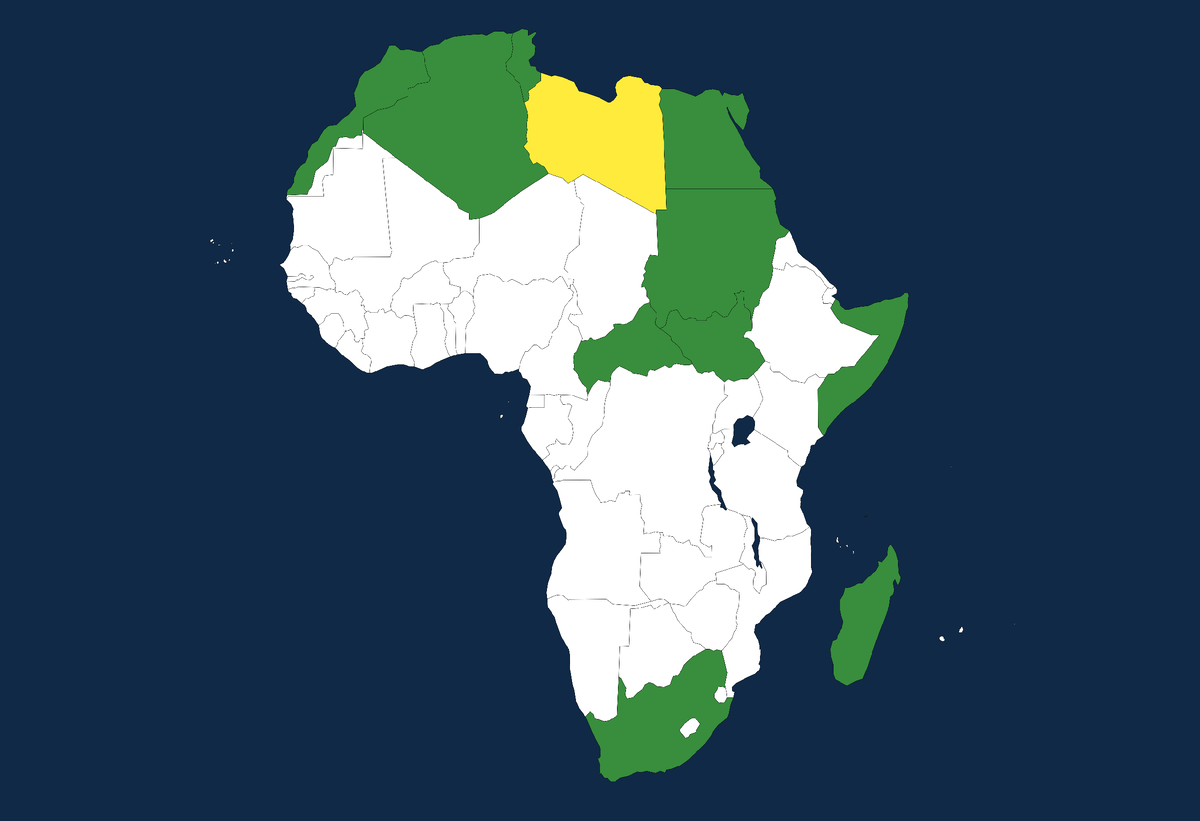 Большой залив и Ливия.