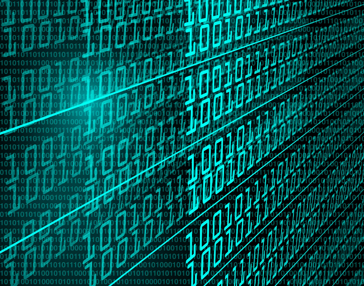 Цифровой код на фото