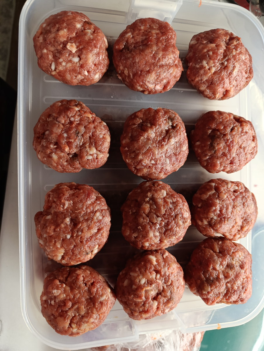 Заготовка тефтелей