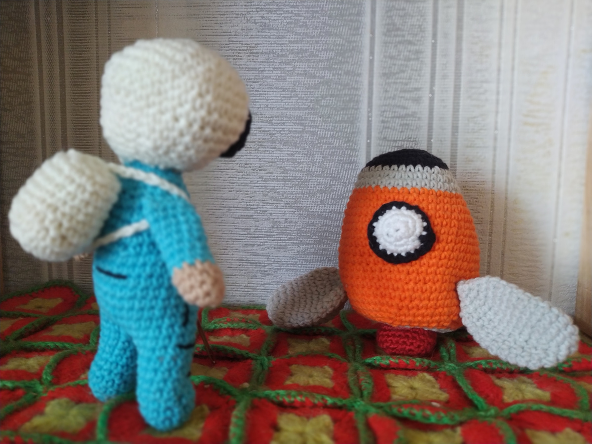 Фото Космонавт отправляется в полёт: авторские игрушки, созданные с любовью!