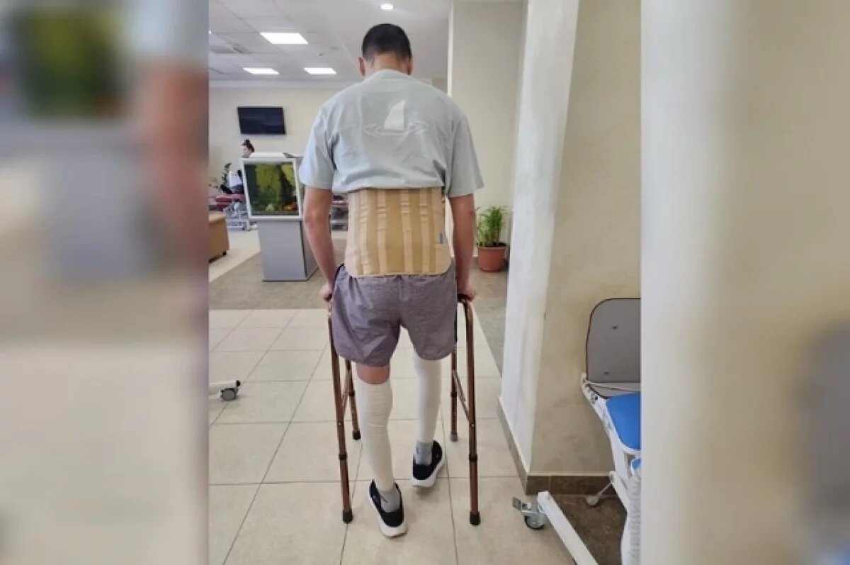    В Уфе врачи поставили на ноги мужчину, прикованного к постели после ДТП