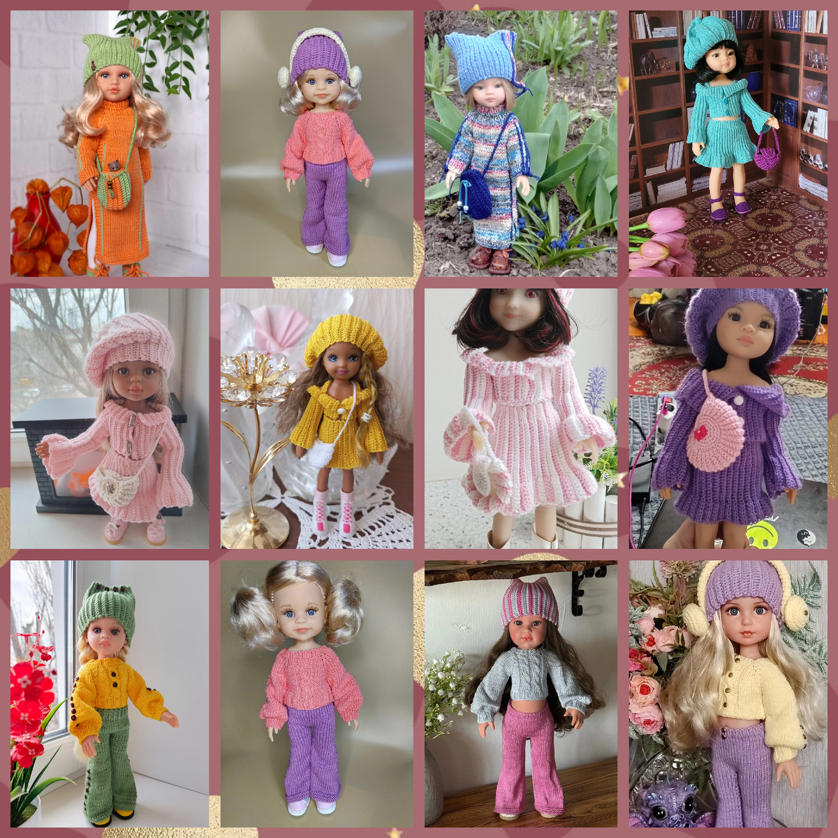 Это уже третья часть готовых образов по моим МК. 