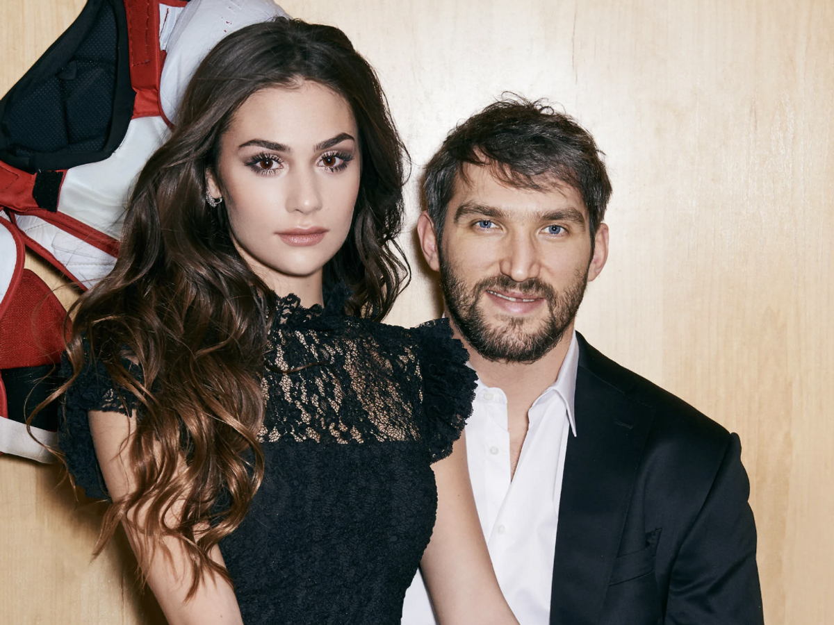    Анастасия Шубская и Александр Овечкин© Фото : Tatler