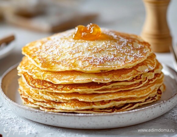 Постные блины на крахмале