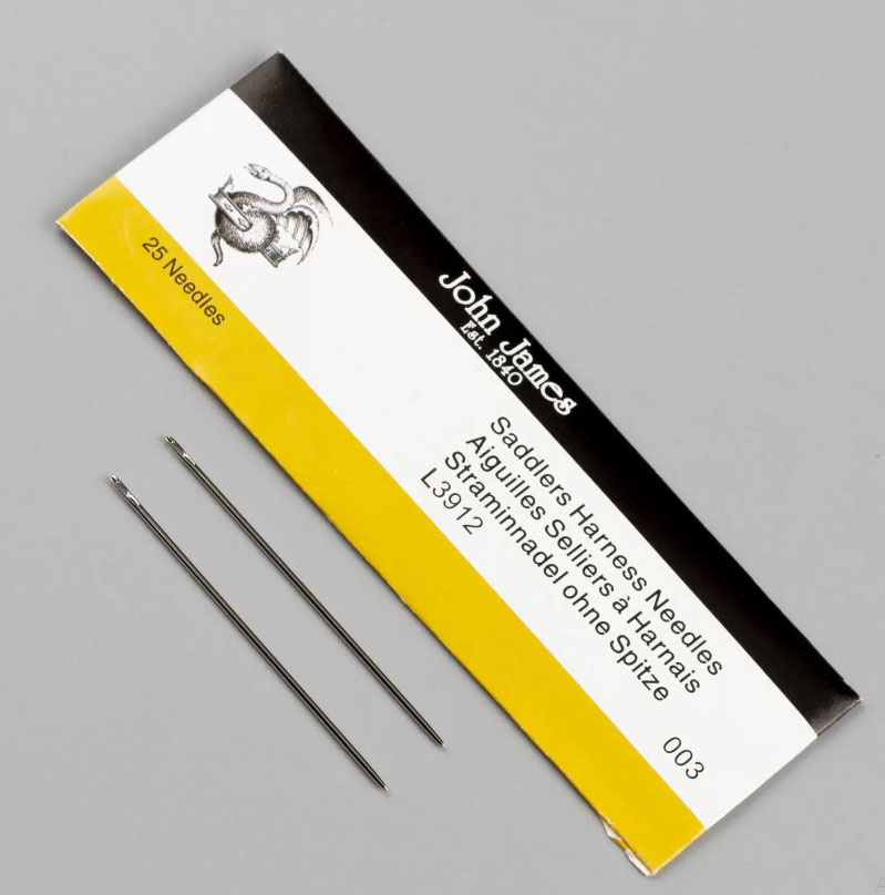Удобные иглы для шитья кожи