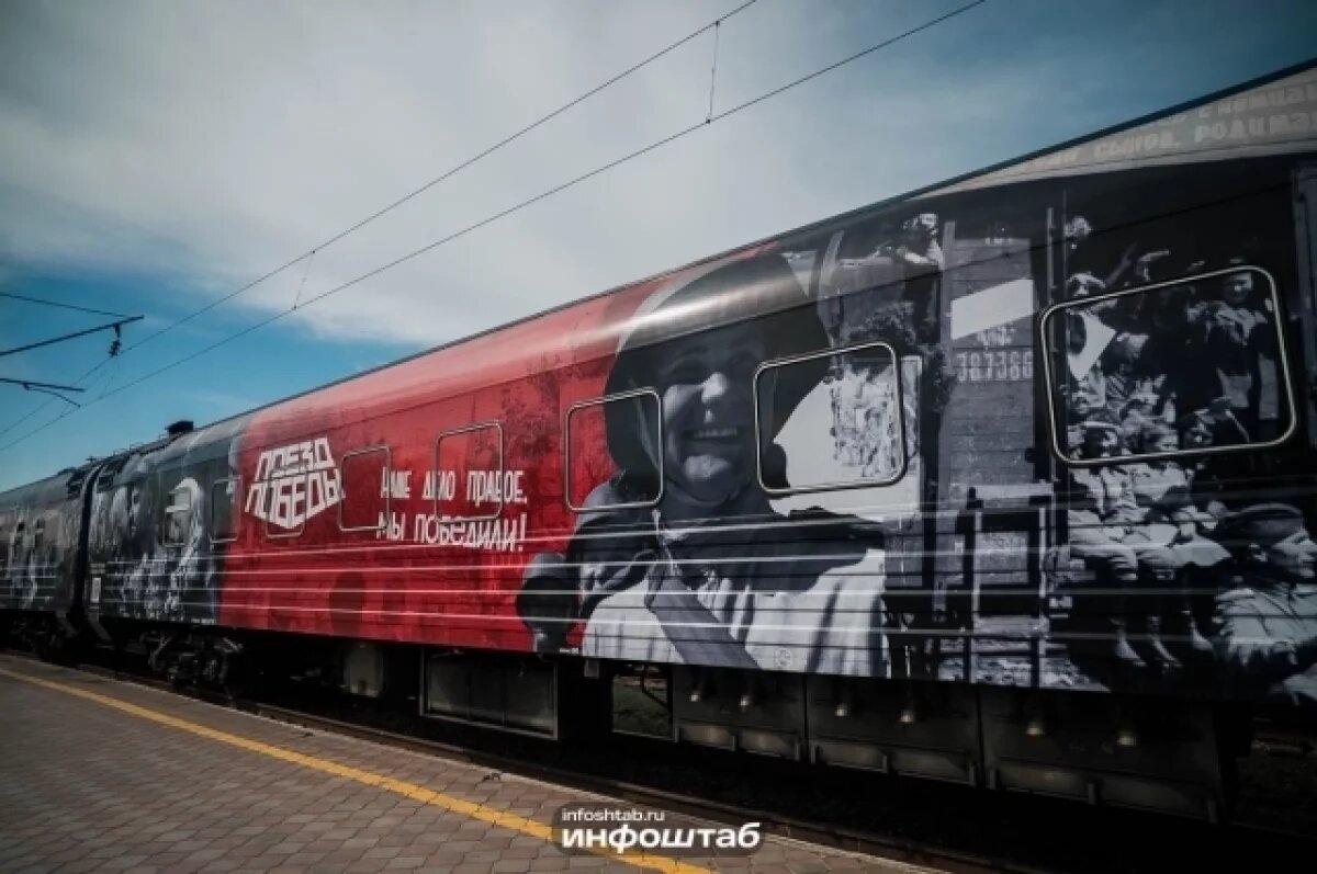    Астрахань принимает «Поезд Победы» – уникальный музей на колесах