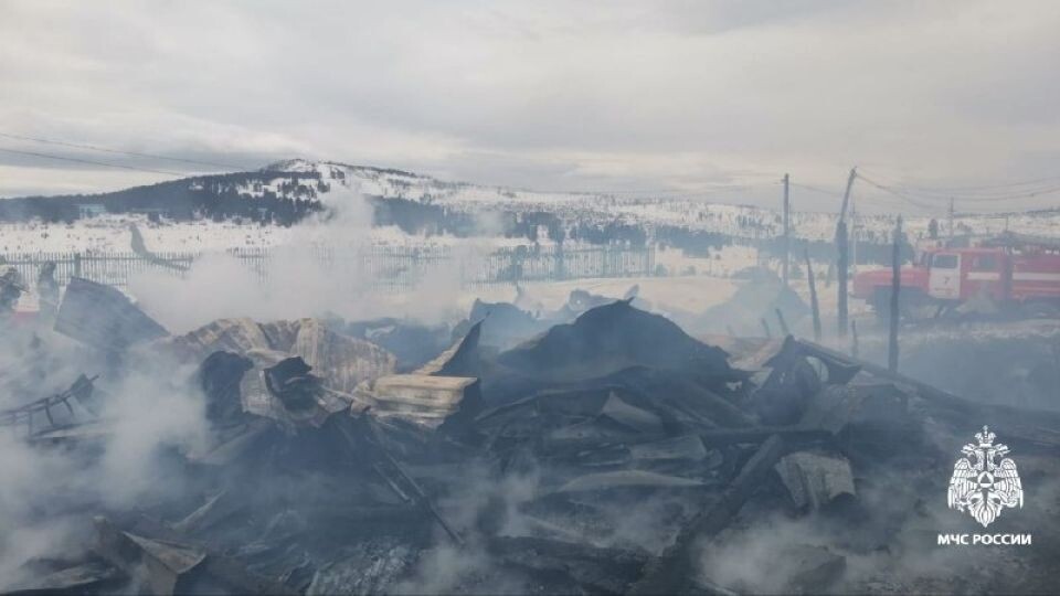    Пожар на Семинском перевале в Республике Алтай. Источник: ГУ МЧС России по Республике Алтай