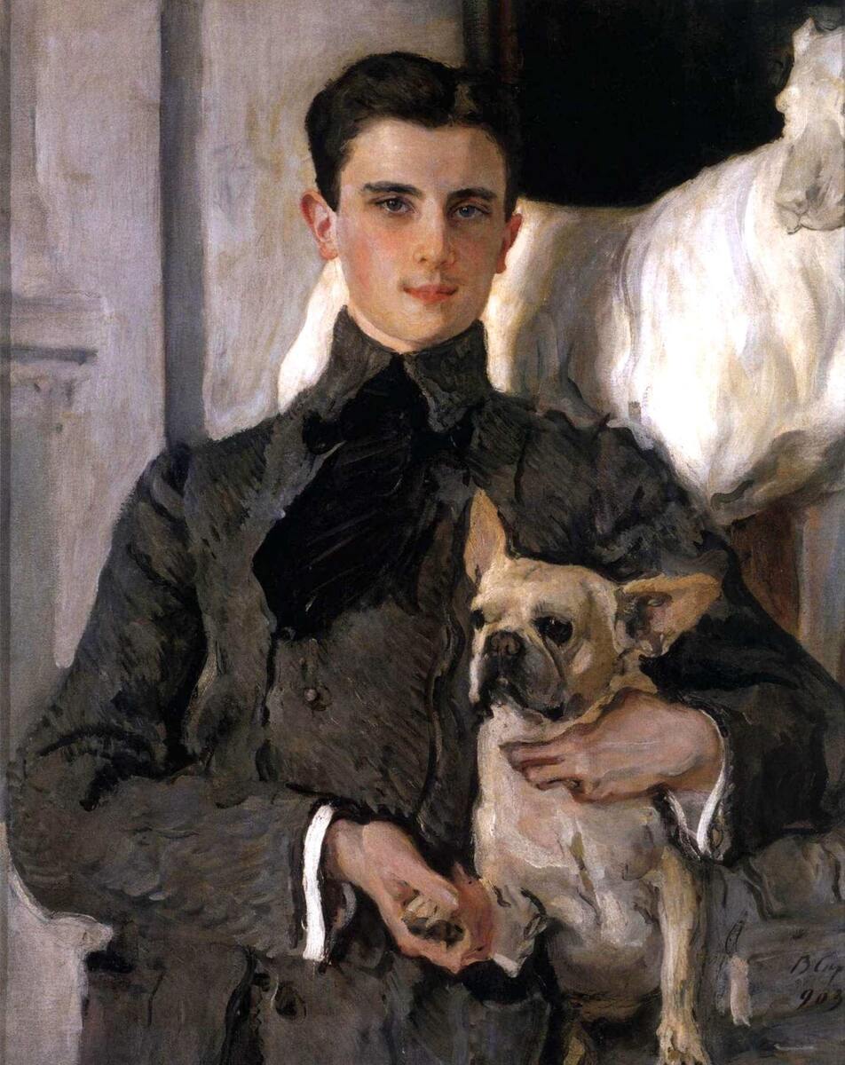 «Портрет Графа Феликса Феликсовича Сумарокова-Эльстона с Собакой»