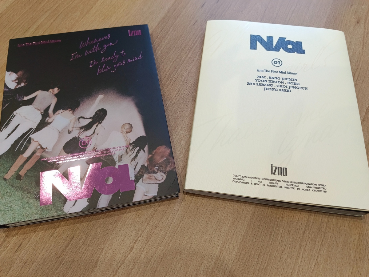 Темная версия na и светлая iz. Обе версии вместе формируют название группы - izna. 