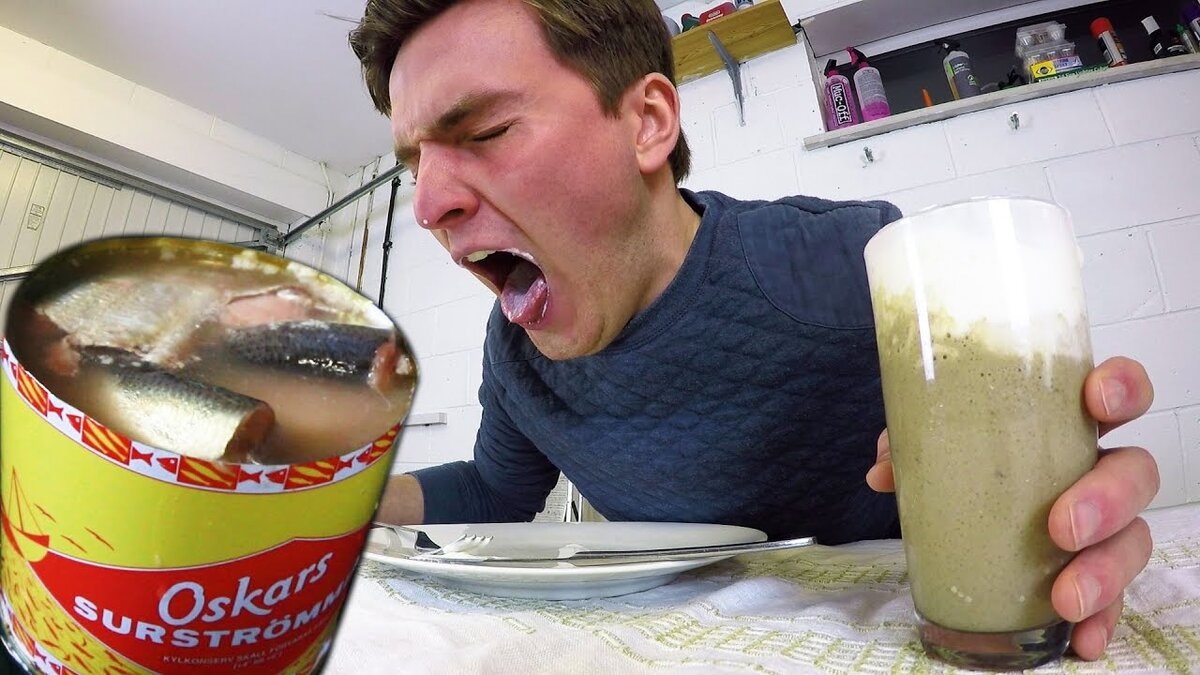 или вот еще вонючий рыбный деликатес - сюрстремминг / dzen.ru