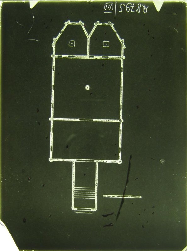 Неизвестный фотограф
Иллюстрация из издания [И.Э. Грабарь «История русского искусства», т. 1, М., 1910 г.]: Церковь Святой Троицы, д. Лампожня Мезенского р-на Архангельской обл. [на р. Мезень; 1781 г.]. План.

Период создания:1930-е гг.