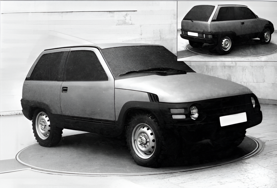 Ранний дизайна новой Нивы (1980 год)