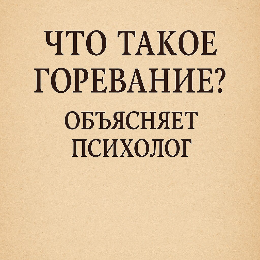 Что такое Горевание с позиции психологии. 