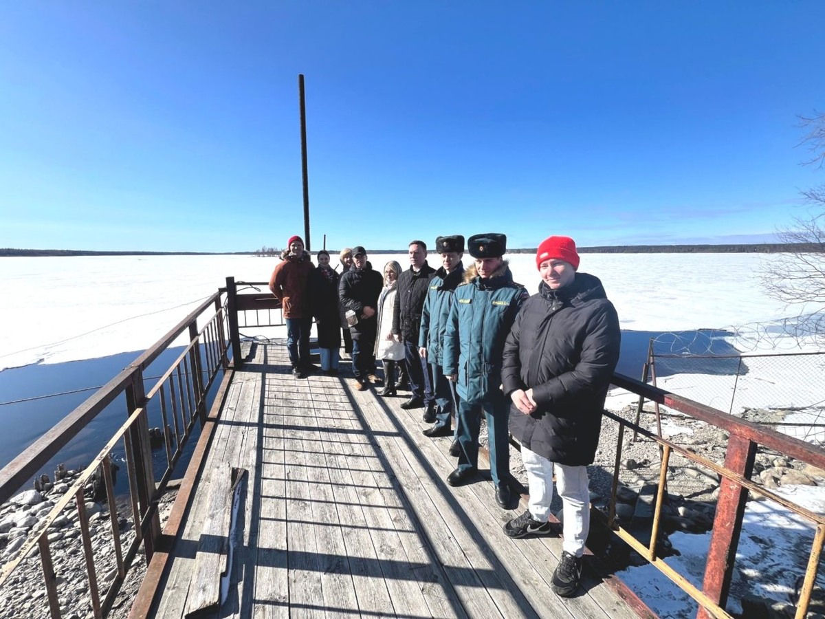    Плотину на Лососинском озере подготовили к началу половодья. Фото: Минприроды Карелии