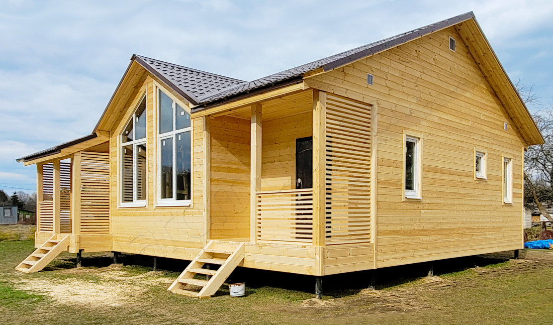 Каркасный дом в СНТ Крюково