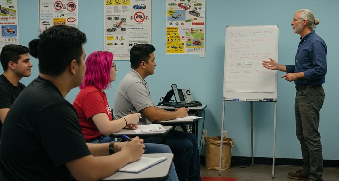 Теория в Автошколе