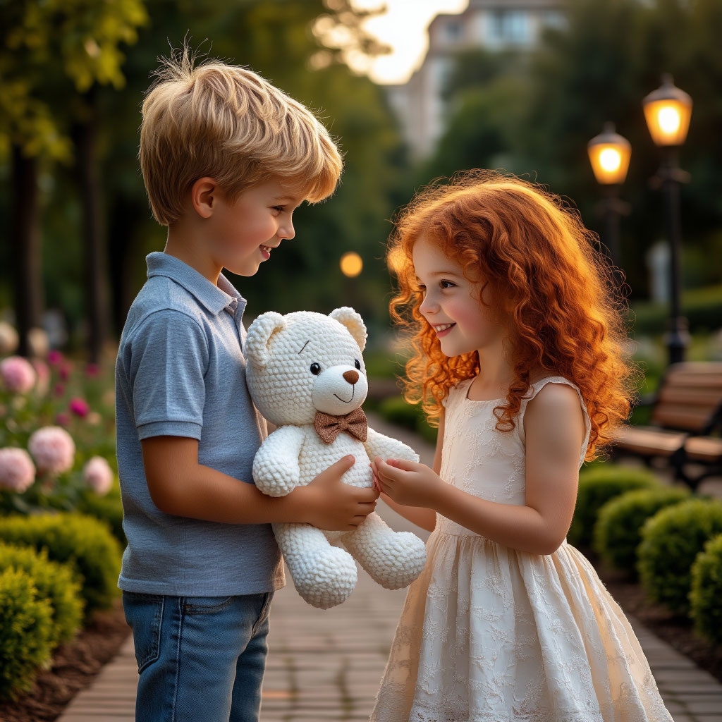 Мишка амигуруми - отличный подарок