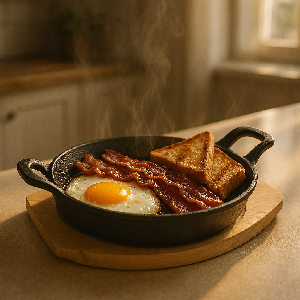 Сковорода FISSMAN чугунная порционная 18 см.