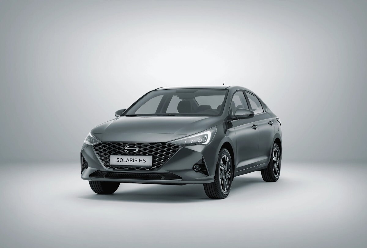 Hyundai Solaris HS 4 поколения 2025 год. Такой же лаконичный дизайн
