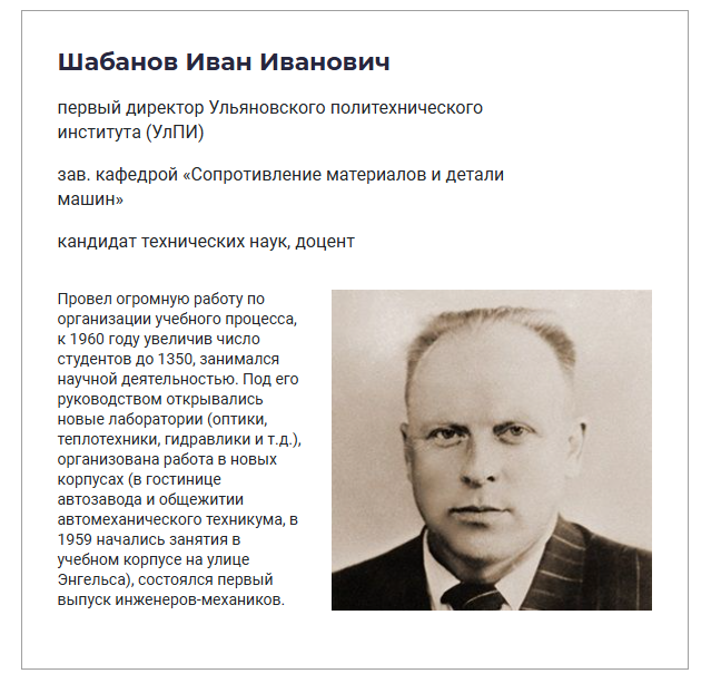 Шабанов Иван Иванович (1912-1967 гг.)
