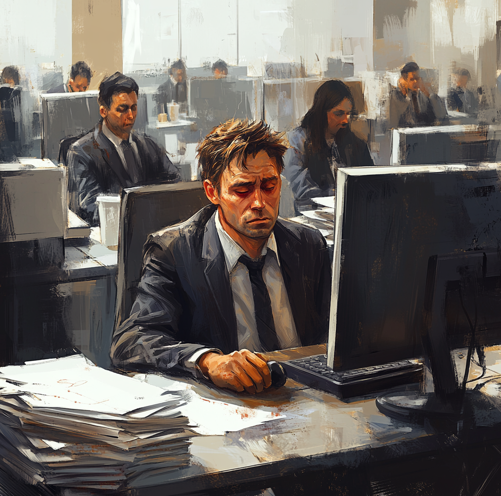 Офисное рабство (крепостничество) в опен спейс — пятидневка с 9 до 18 часов