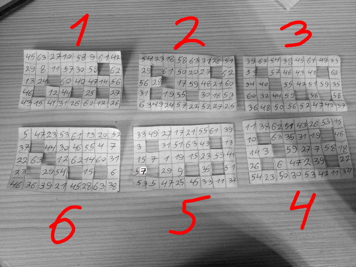 Надеюсь всем хорошо видны числа 