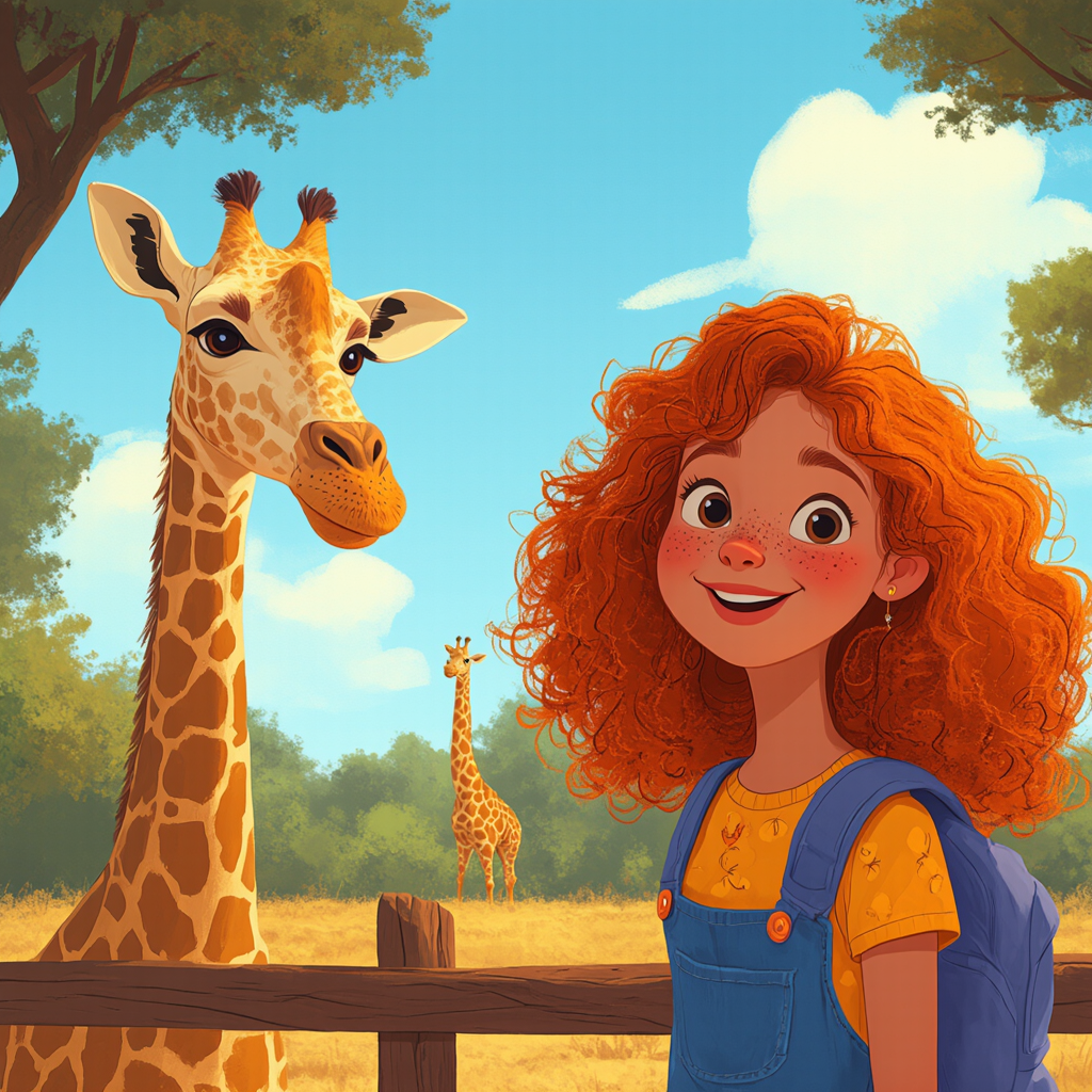 Помню, как ходили с папой в зоопарк ясным весенним днем. Он держал меня за руку, а потом посадил на плечи, чтобы я лучше видела жирафа.