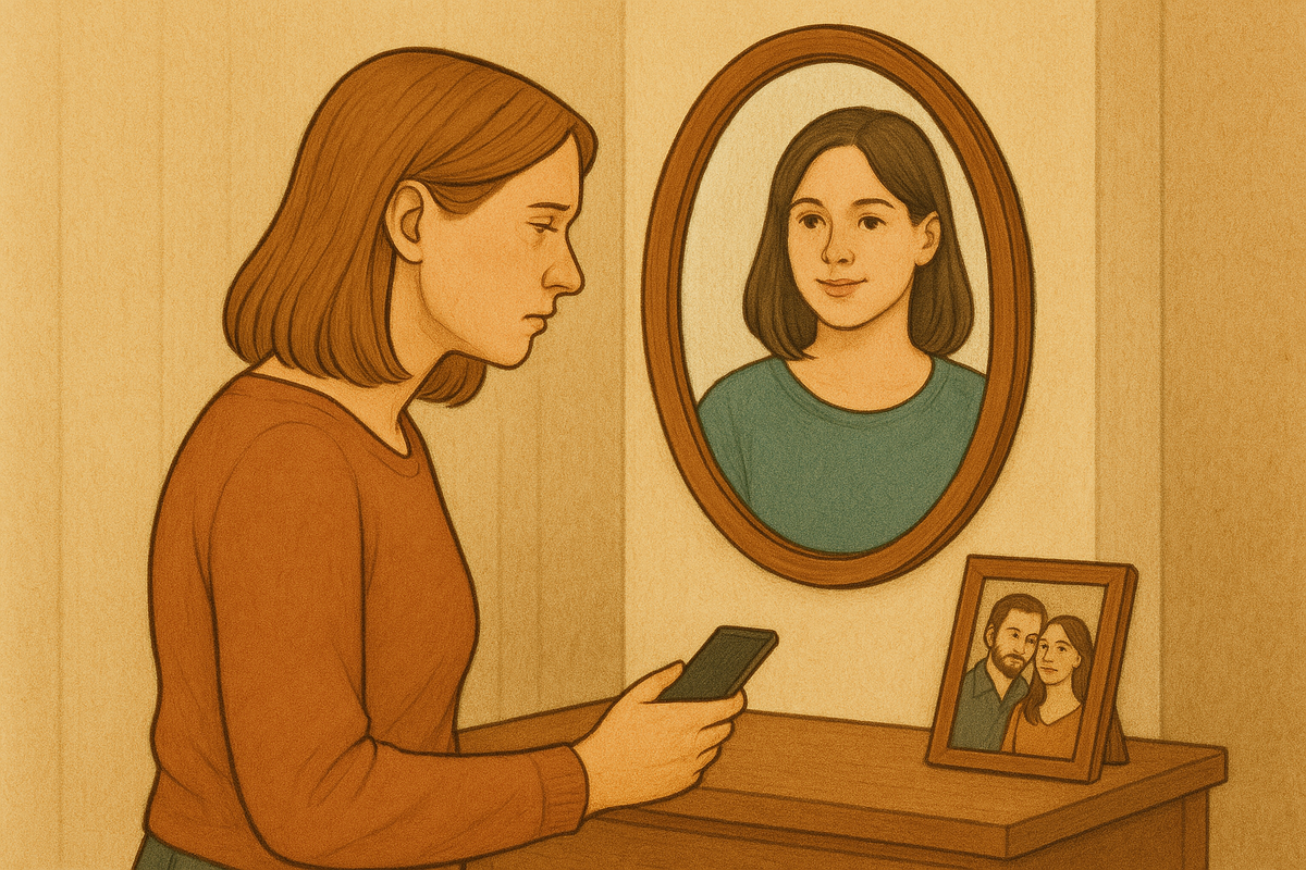  Он с тобой. Но ты всё равно думаешь о ней. Сравниваешь. Злишься. Прокручиваешь.
Хотя знаешь: она — в прошлом. Но почему тогда так цепляет?