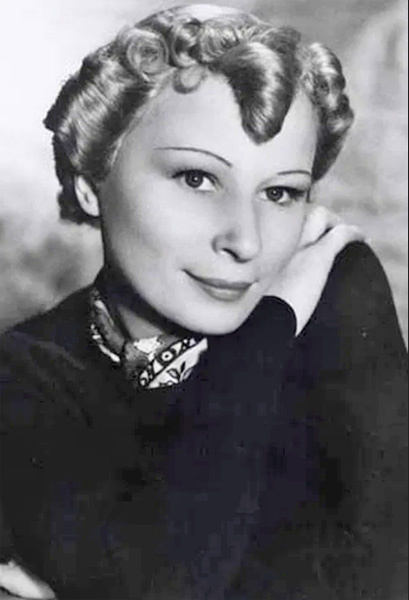 Французская актриса и режиссёр Татьяна Павловна Балашова (1902 - 1973)