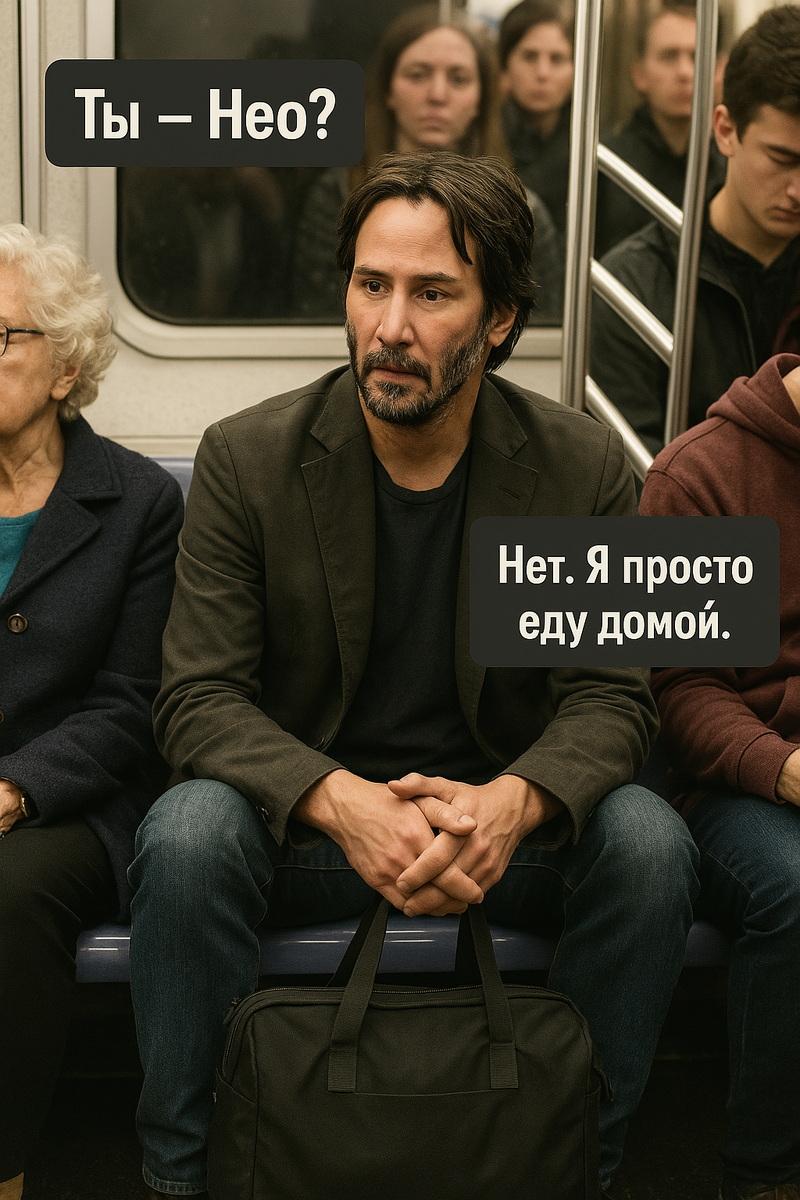 Киану Ривз и метро: супергерой без плаща.