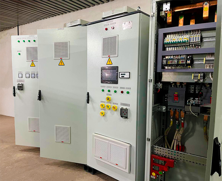 Шкафы управления на базе оборудования ОВЕН

