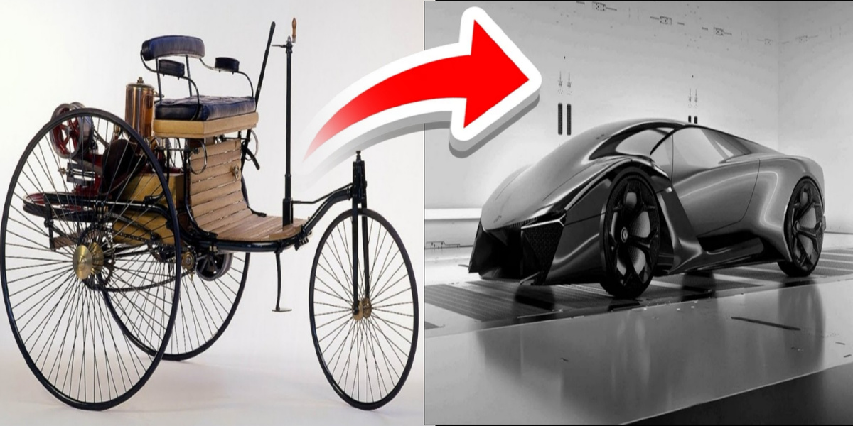 Вот так за все время изменился дизайн автомобилей 