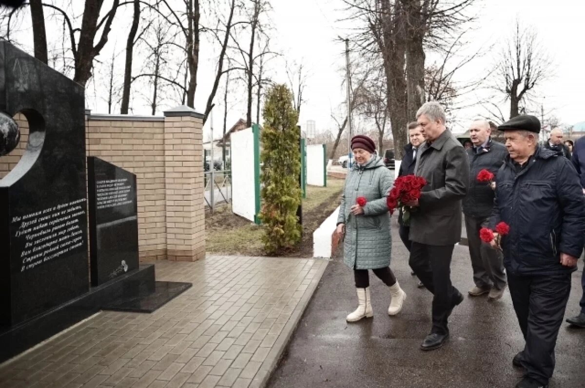    В Кузоватово открыли мемориал ликвидаторам аварии на Чернобыльской АЭС