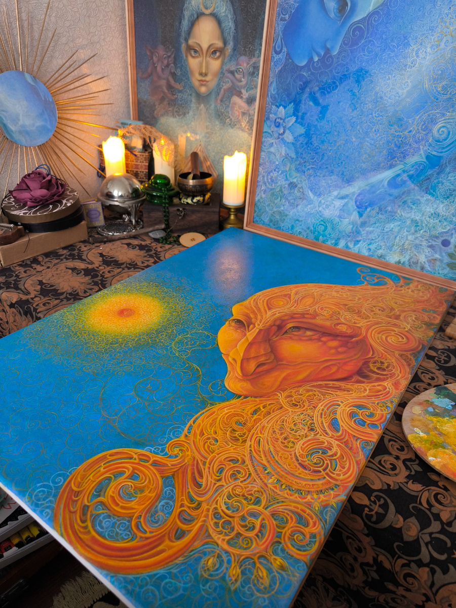 "Саламандр" художника Анфисы Тевзадзе. 