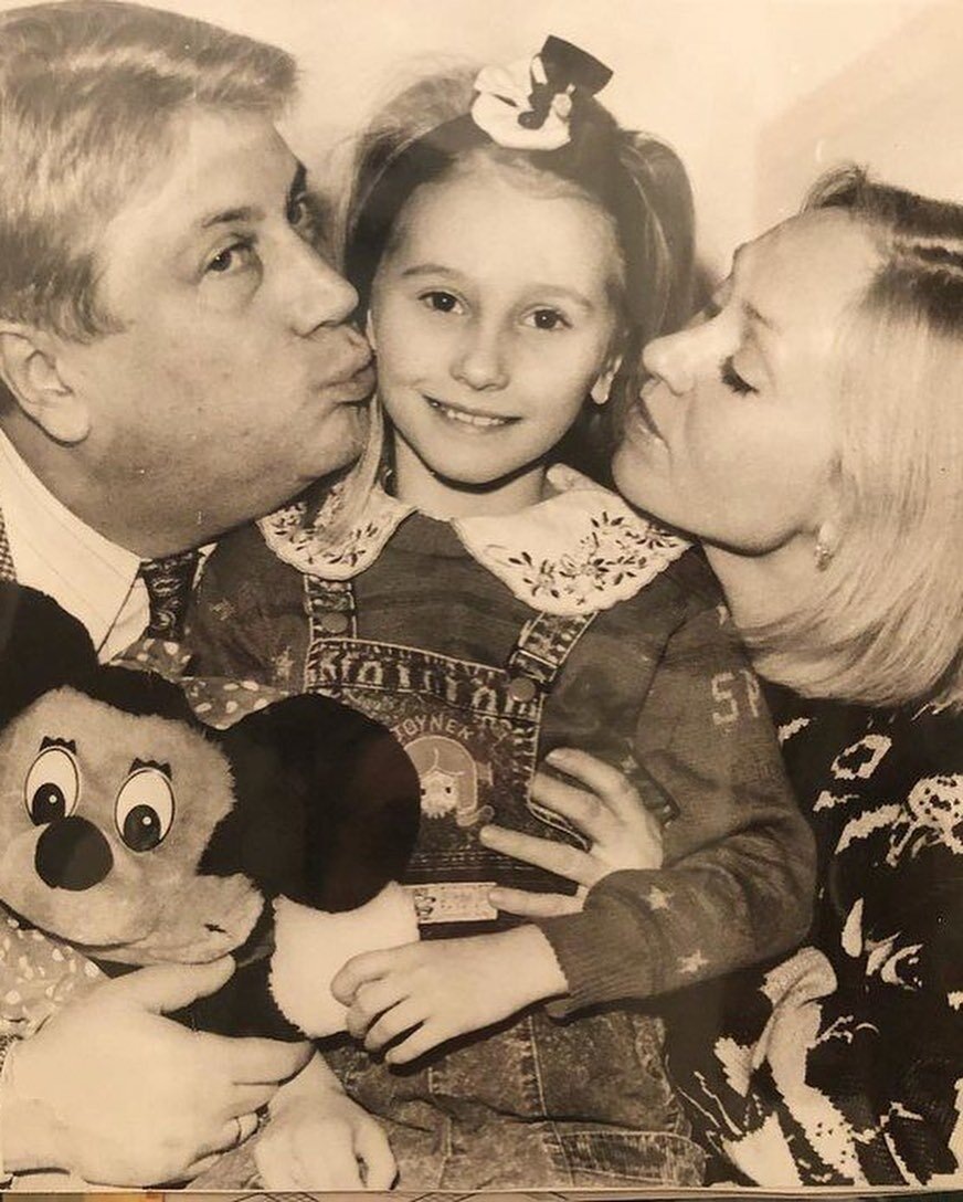 Владимир Винокур, Тамара Первакова и их дочь Анастасия
