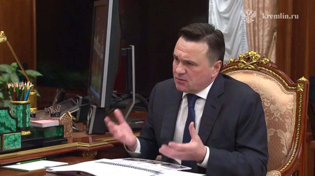    Андрей Воробьёв. Фото: скриншот из видео пресс-службы Кремля.