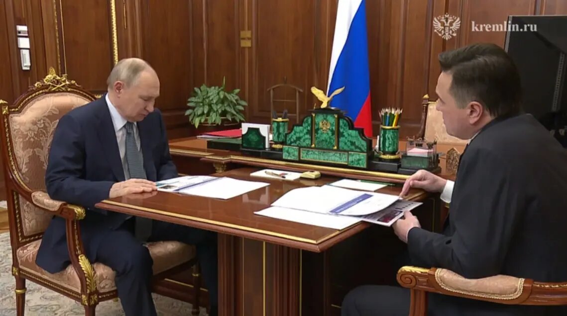    Фото: скриншот из видео пресс-службы Кремля.