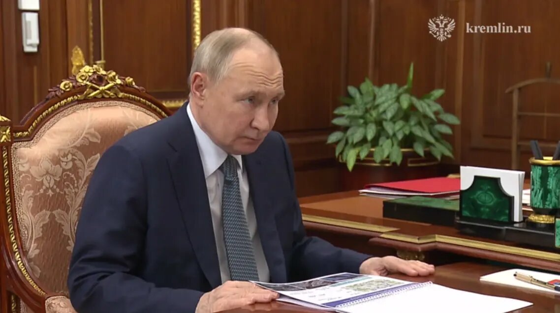    Владимир Путин. Фото: скриншот из видео пресс-службы Кремля.