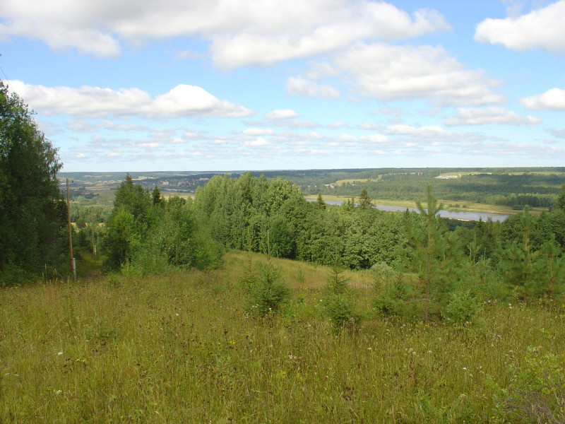 Вид на Утманово от городища