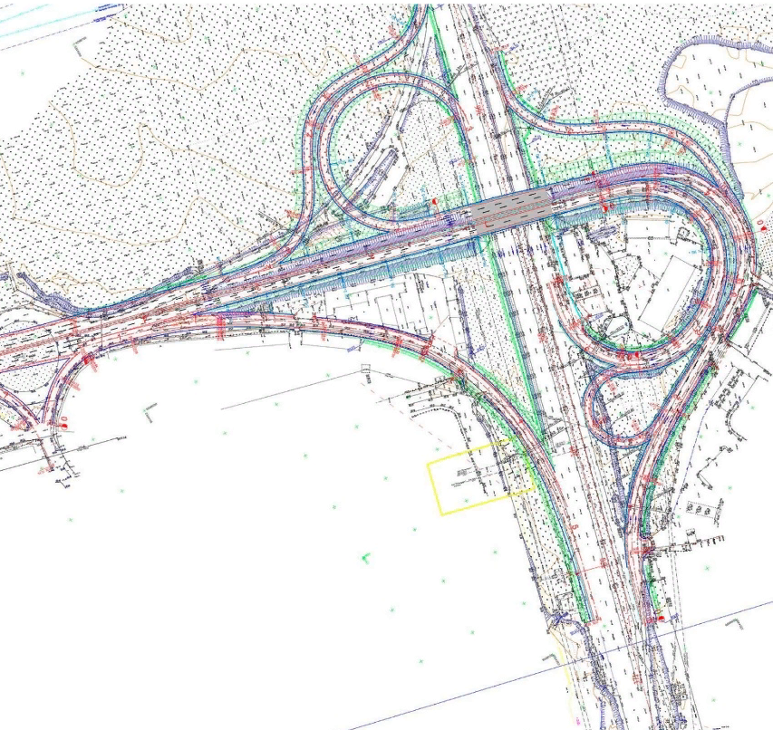 Схема будущей развязки Северного въезда в Обнинск